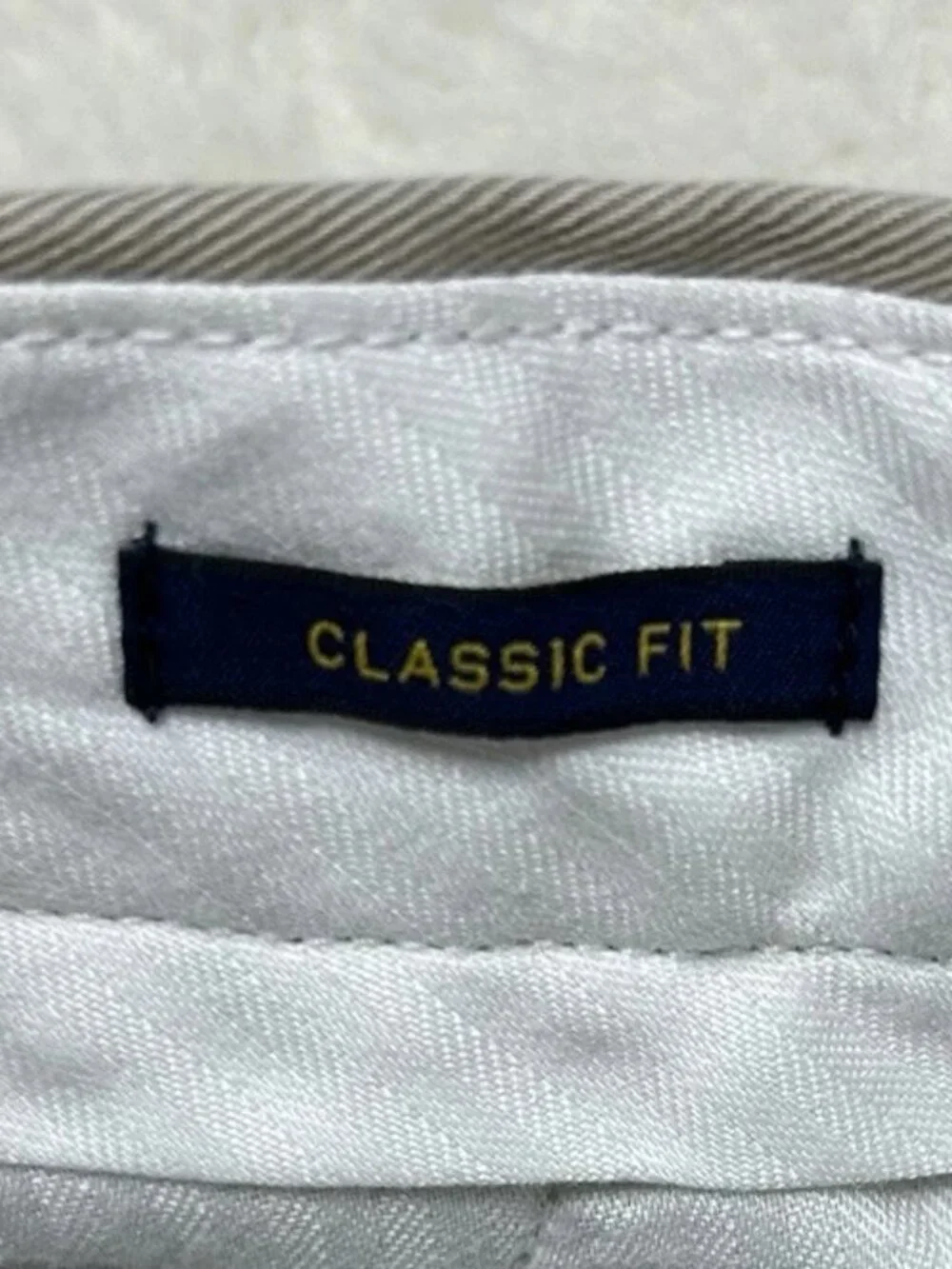 Polo Ralph Lauren Classic Fit Chino Pants Men 34x32 (33x31)‎ Beige 100% Cotton