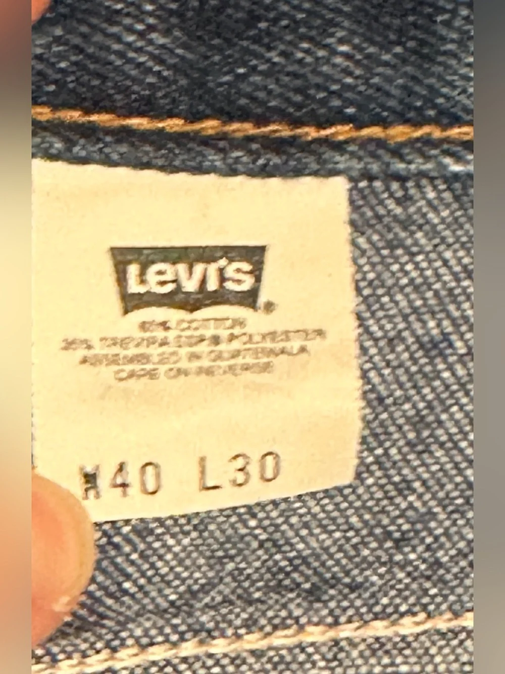 90's Orange Tag Levi's 505 Denim Jeans Straight Leg Men's 40x30