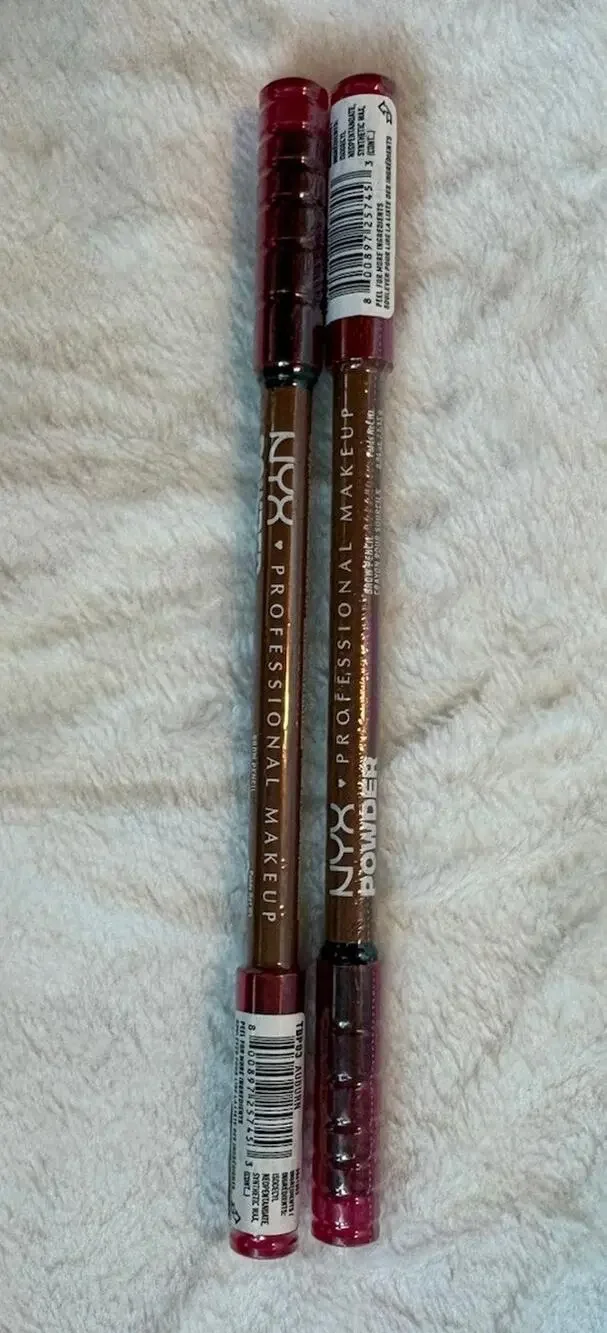 NYX Professional Makeup Slim Eyeliner Pencil TBP03 Auburn - Lot of 2