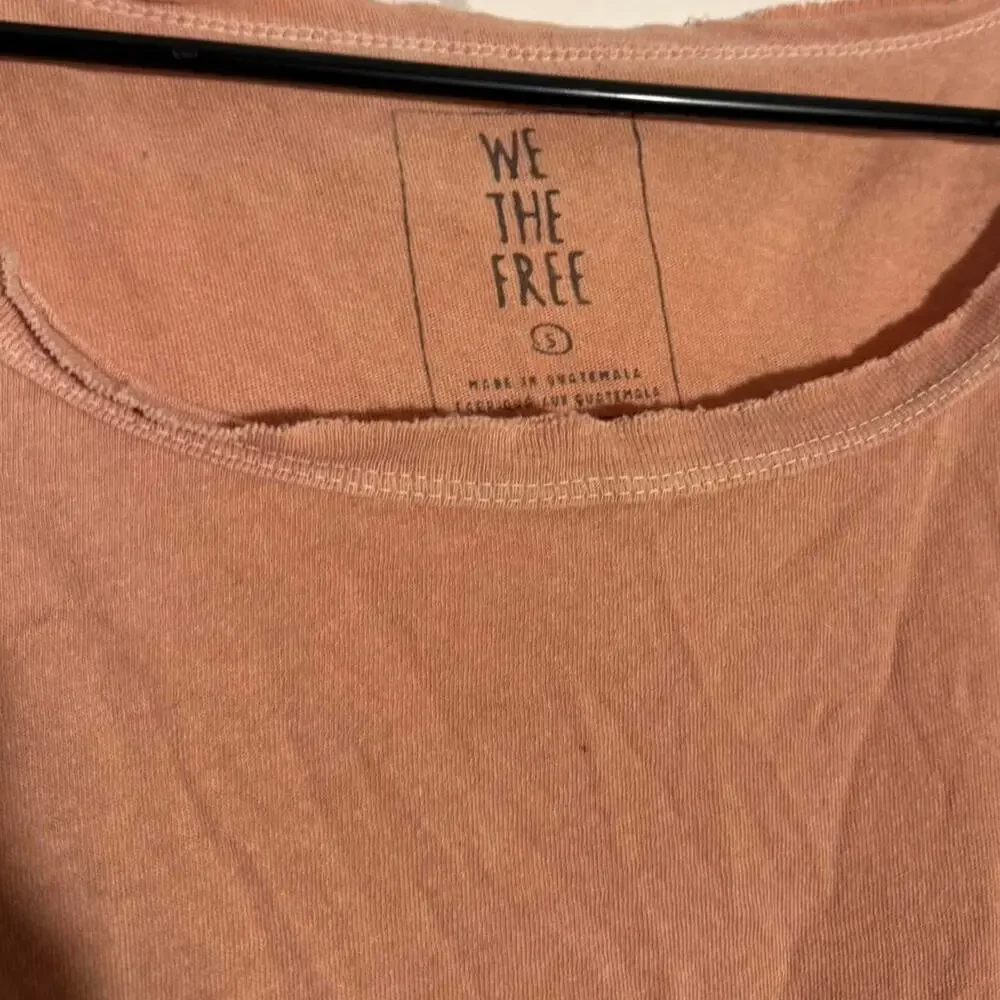 FREE PEOPLE Odyssey Tee In Mauve Size small