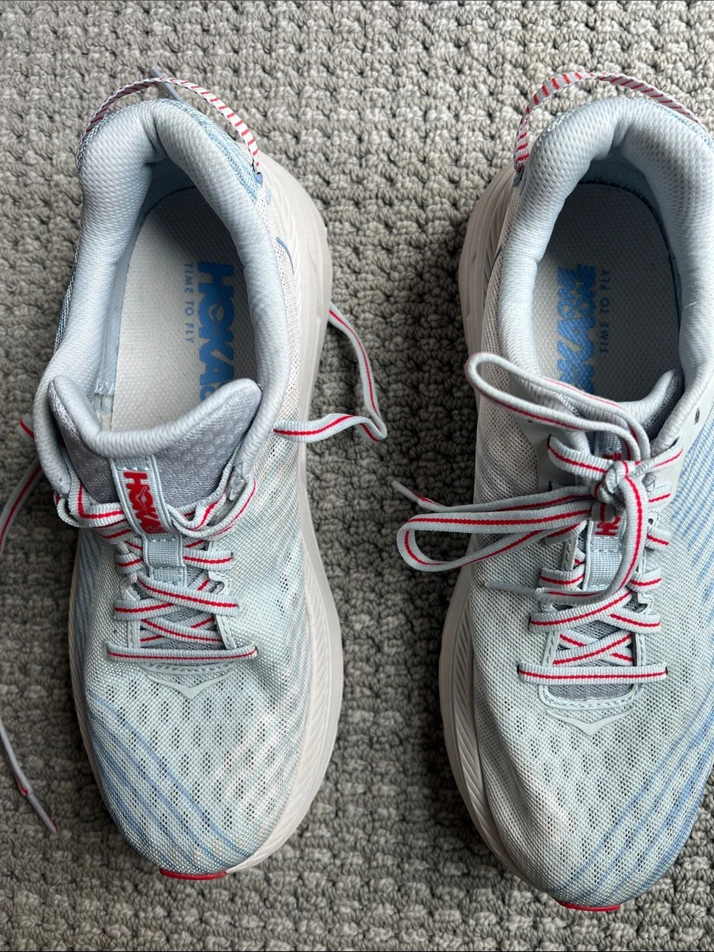 Hoka light blue