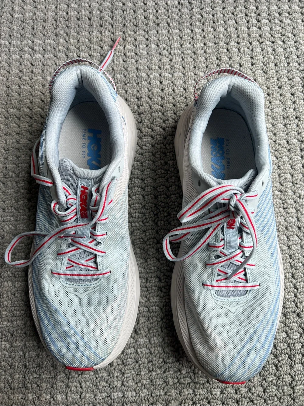 Hoka light blue