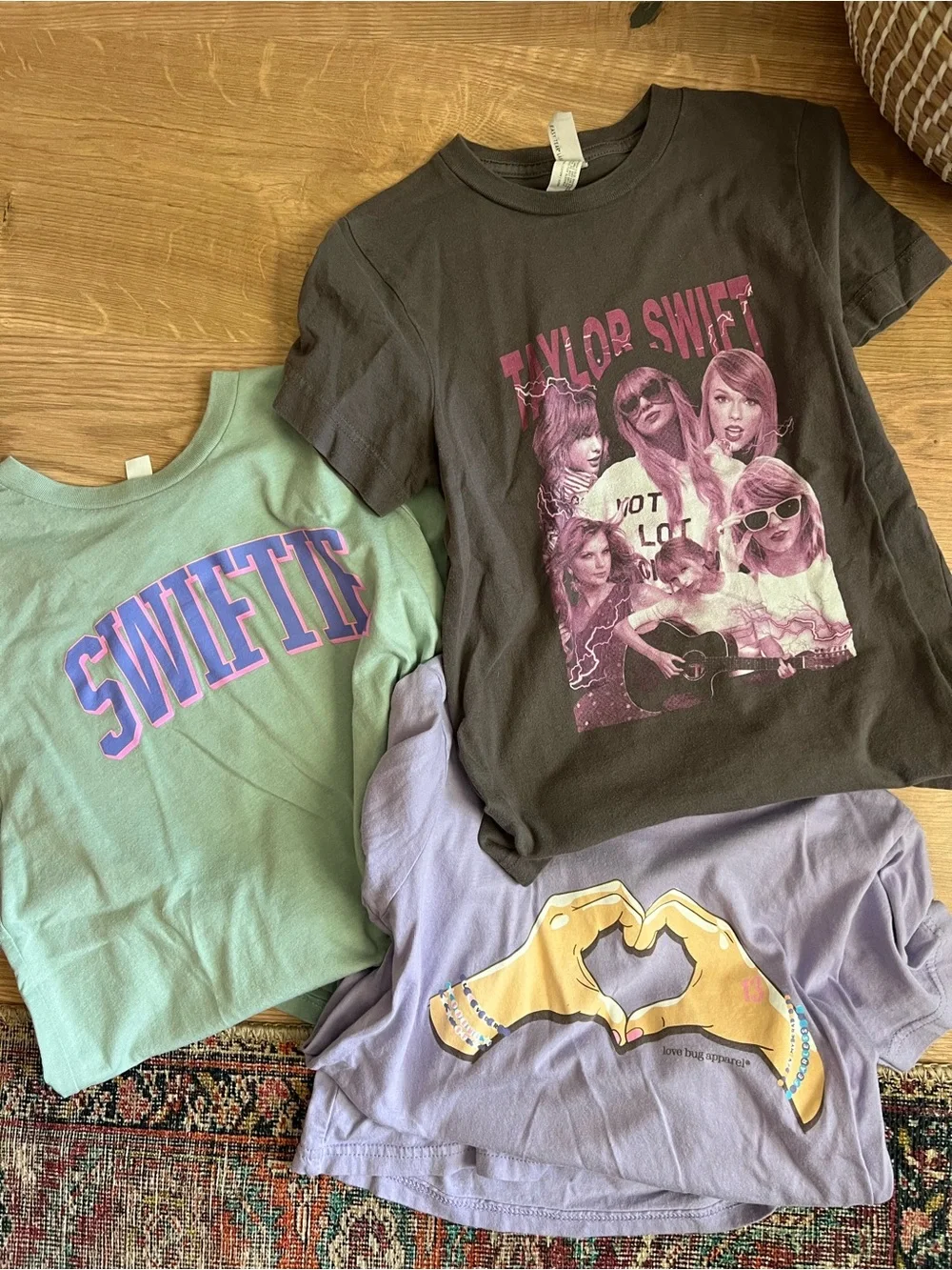 Set of three Taylor Swift shirts