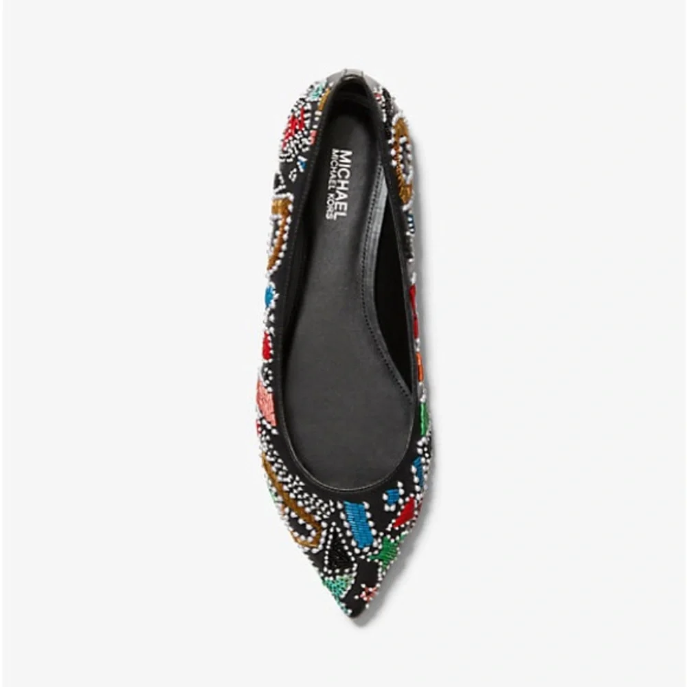 Michael Kors flats embellishments like