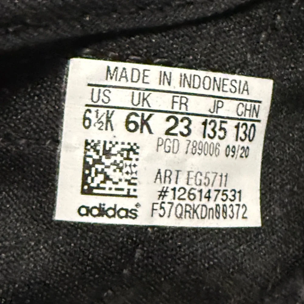 Adidas Superstar 360 Sandals Kids Size 6.5K Black White EG5711‎ Shell Toe Shoes