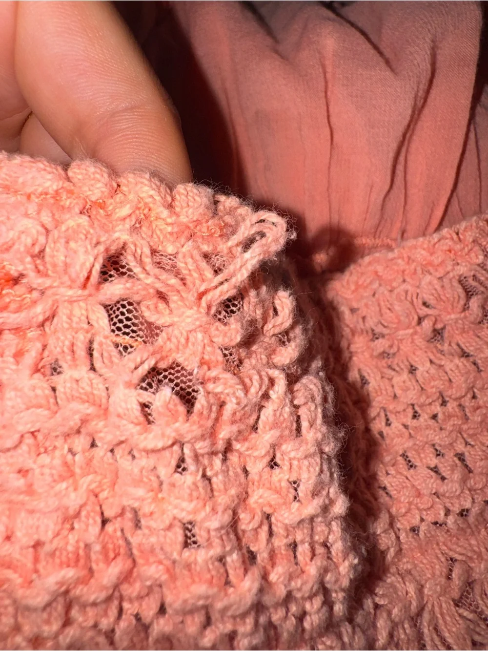 Free People Coral Pink Tiered Smocked Maxi Skirt