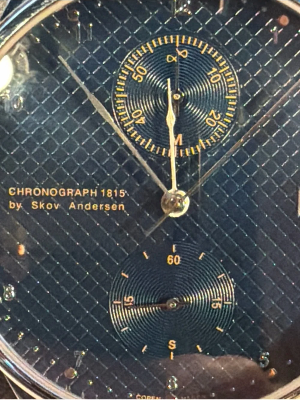 AV86 About Vintage 1815 Chronograph Skov Anderson Men’s Watch Stainless Leather