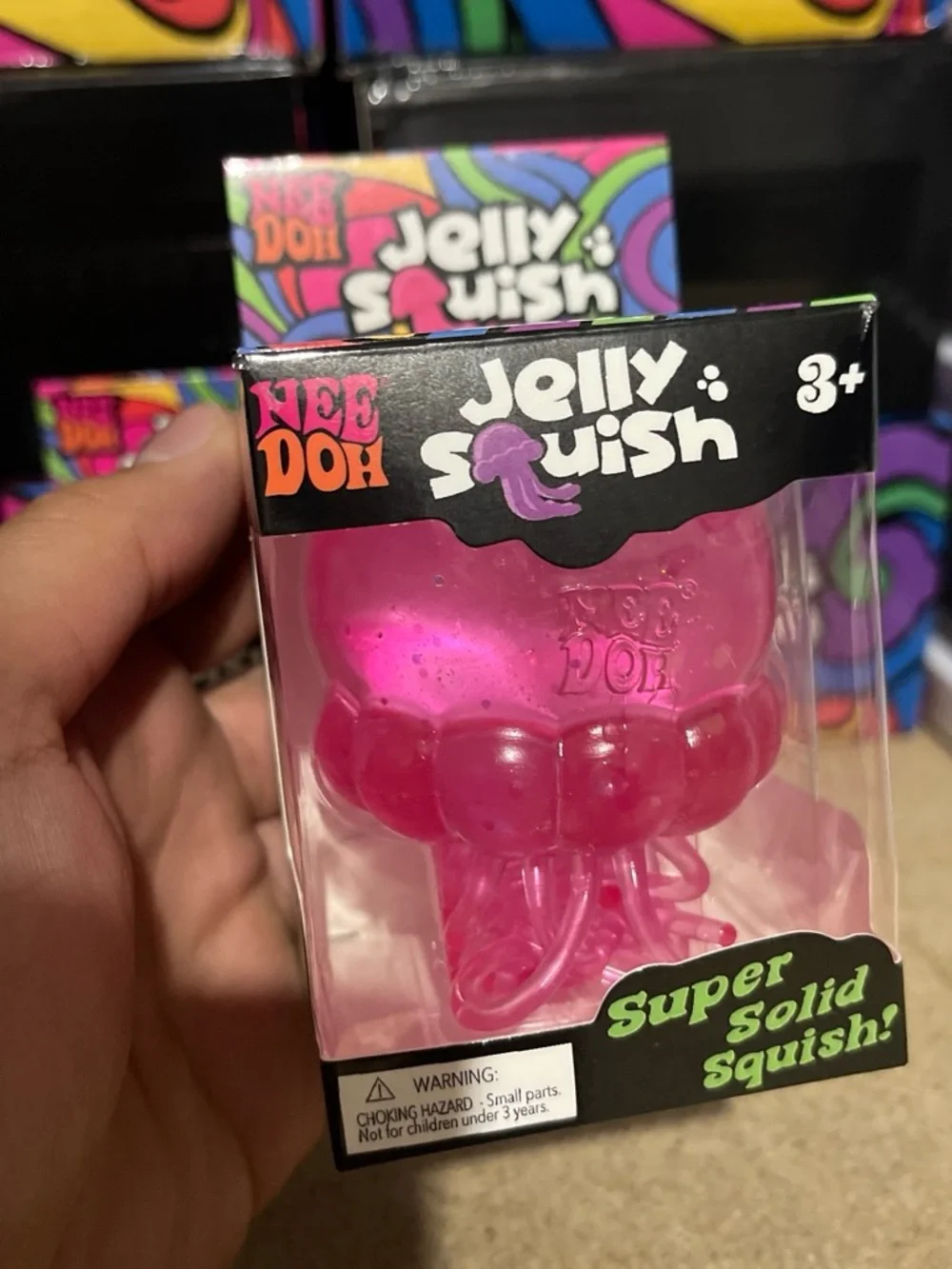 Needoh Jelly Squish - Blue, Pink & Purple
