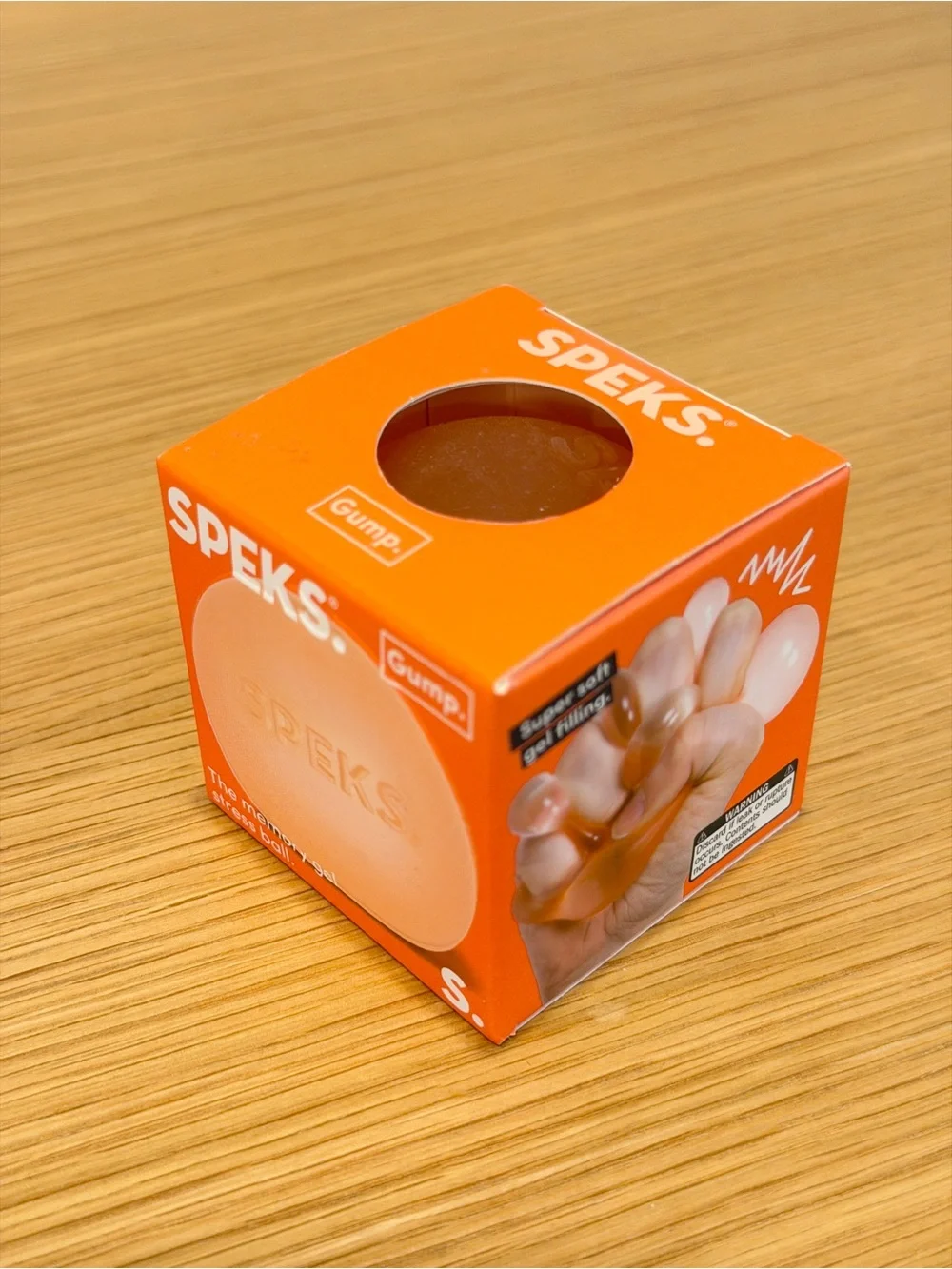 Orange Speks Gump Squishy
