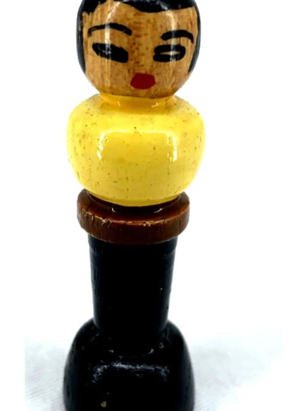 Mini Kokeshi Doll Japanese Wooden Hand Painted Small Traditional 2.5