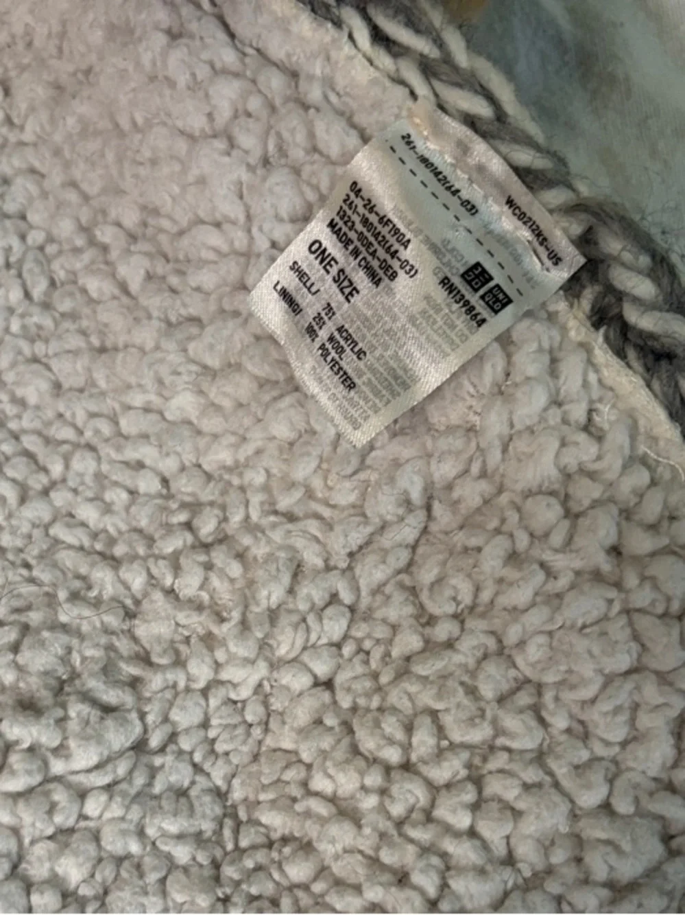 Uniqlo chunky cable