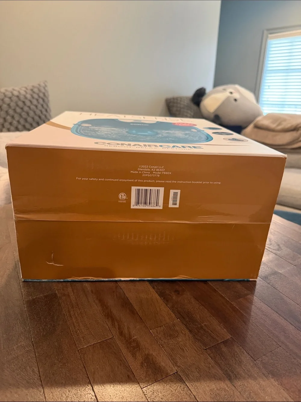 Conair Heatsense Foot Spa - Blue