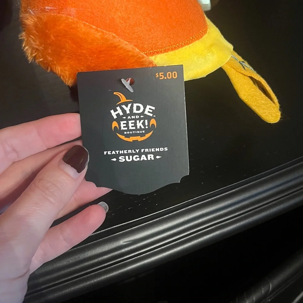 Orange and Yellow Halloween Bird Decor 2022 “sugar” target Halloween