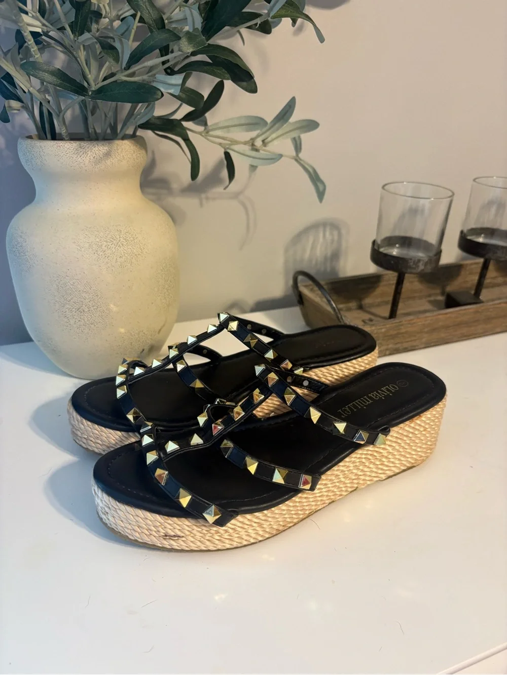 Olivia Miller black strappy
