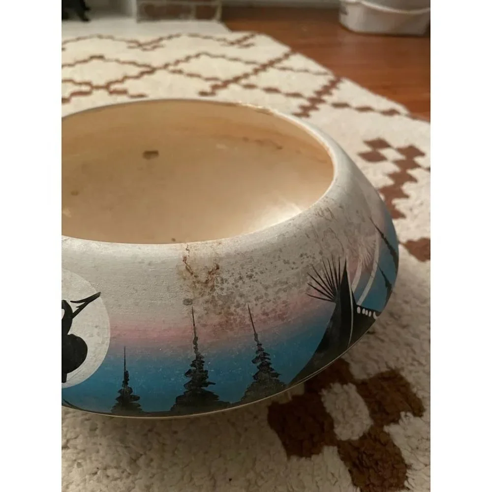 Large Vintage Tribal Ceramic Pot