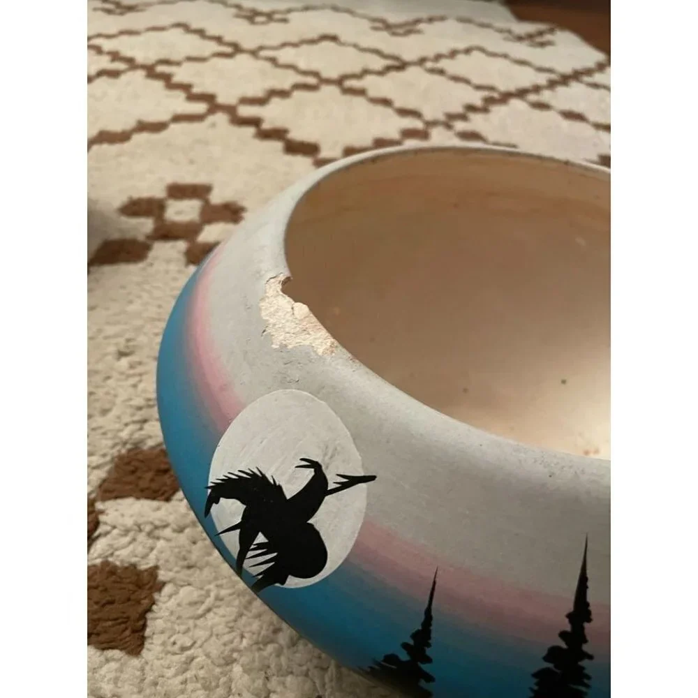 Large Vintage Tribal Ceramic Pot