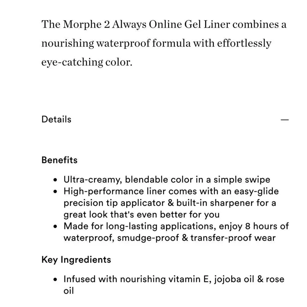 Morphe color seas