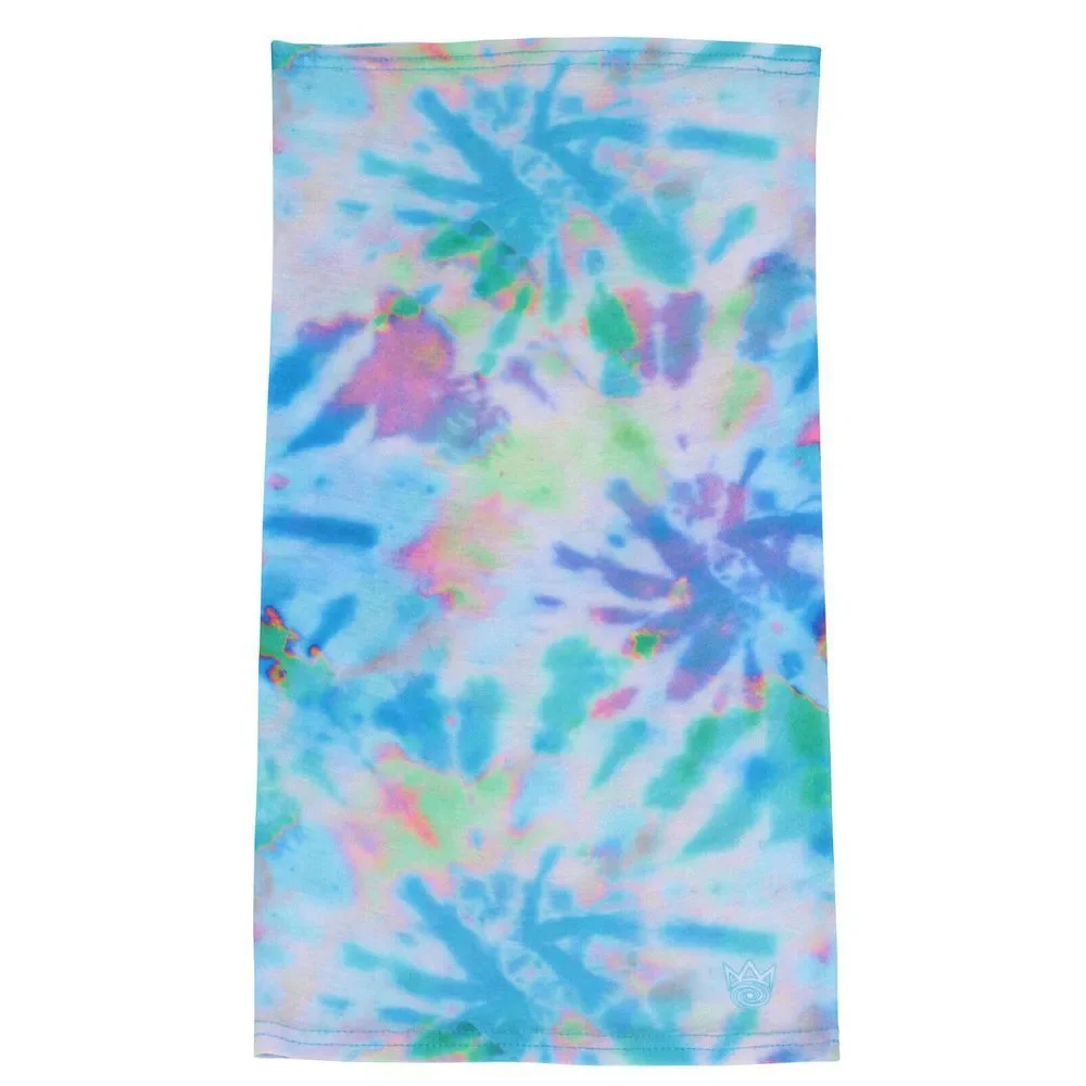 Tie Dye Face Wrap‎ Cover Gator Mask Tube Bandana Lightweight Blue NWT