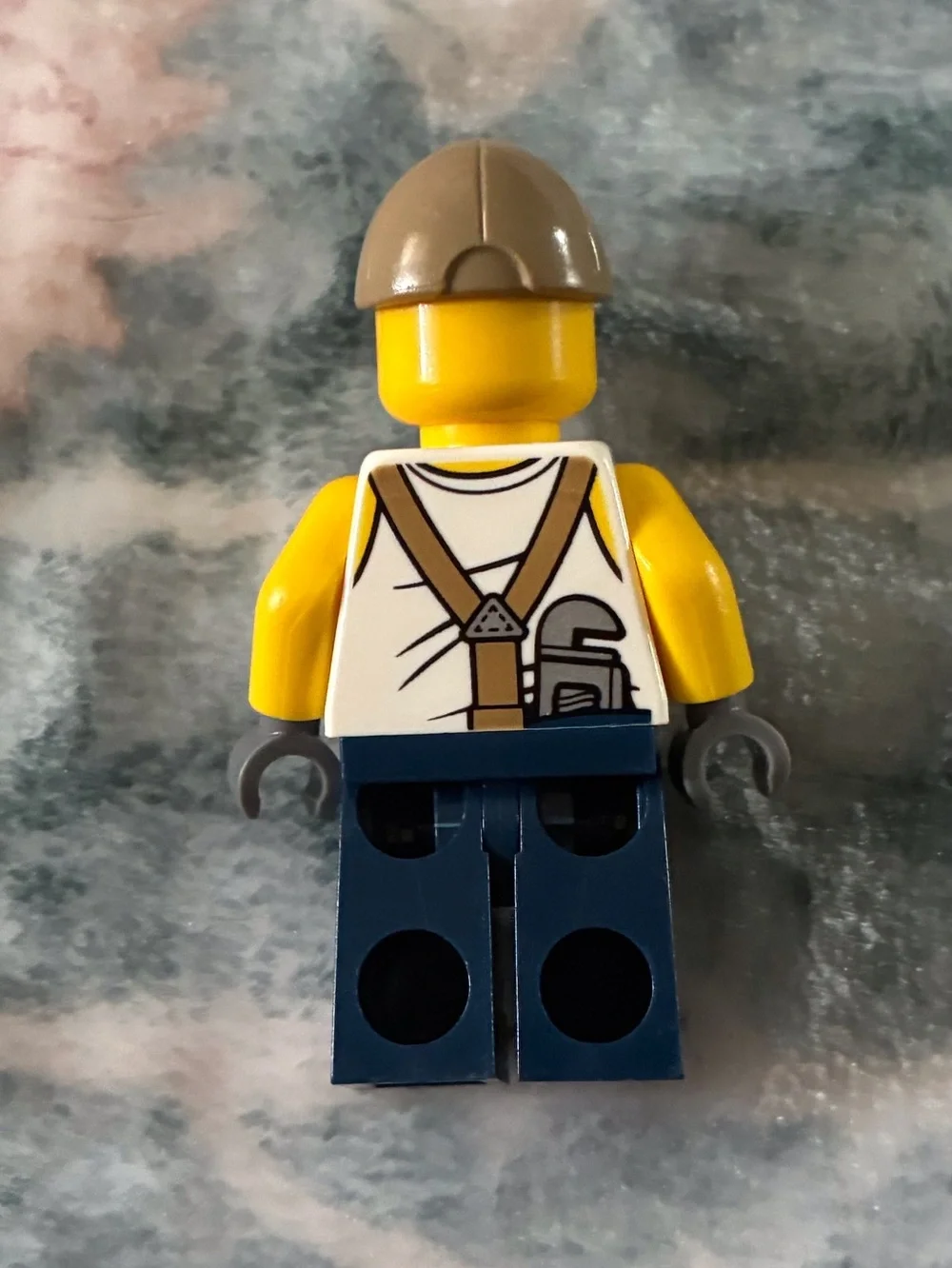 Lego suspenders printed brown