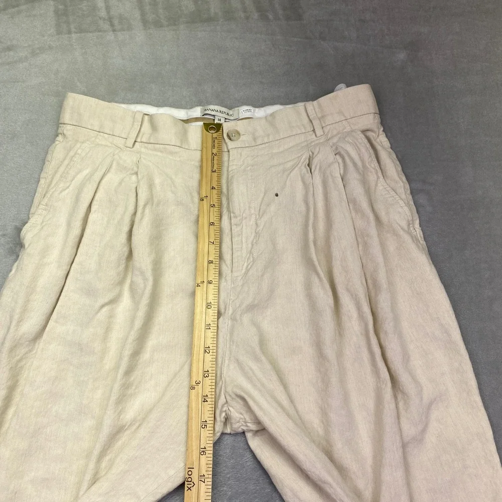Banana Republic pleated wide