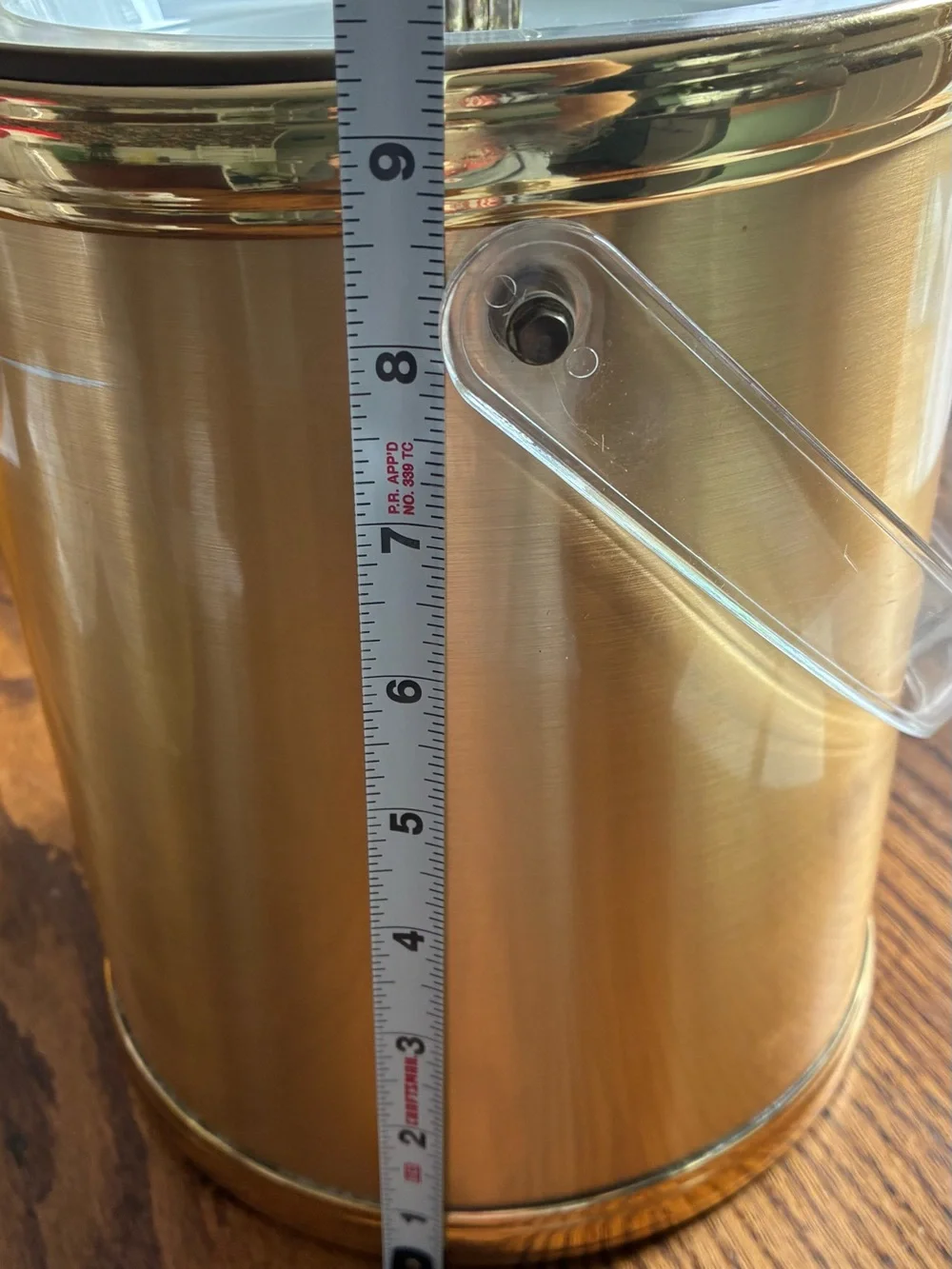 Georges Briard Goldtone 9” Ice Bucket