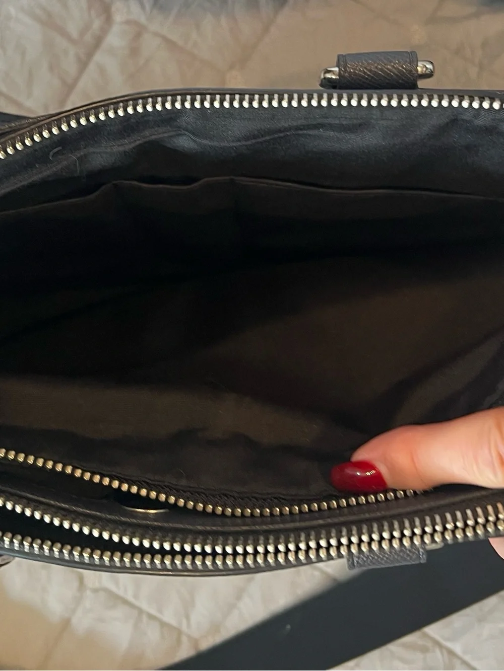 Coach pebble leather