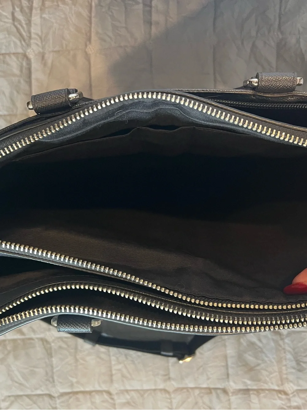 Coach pebble leather