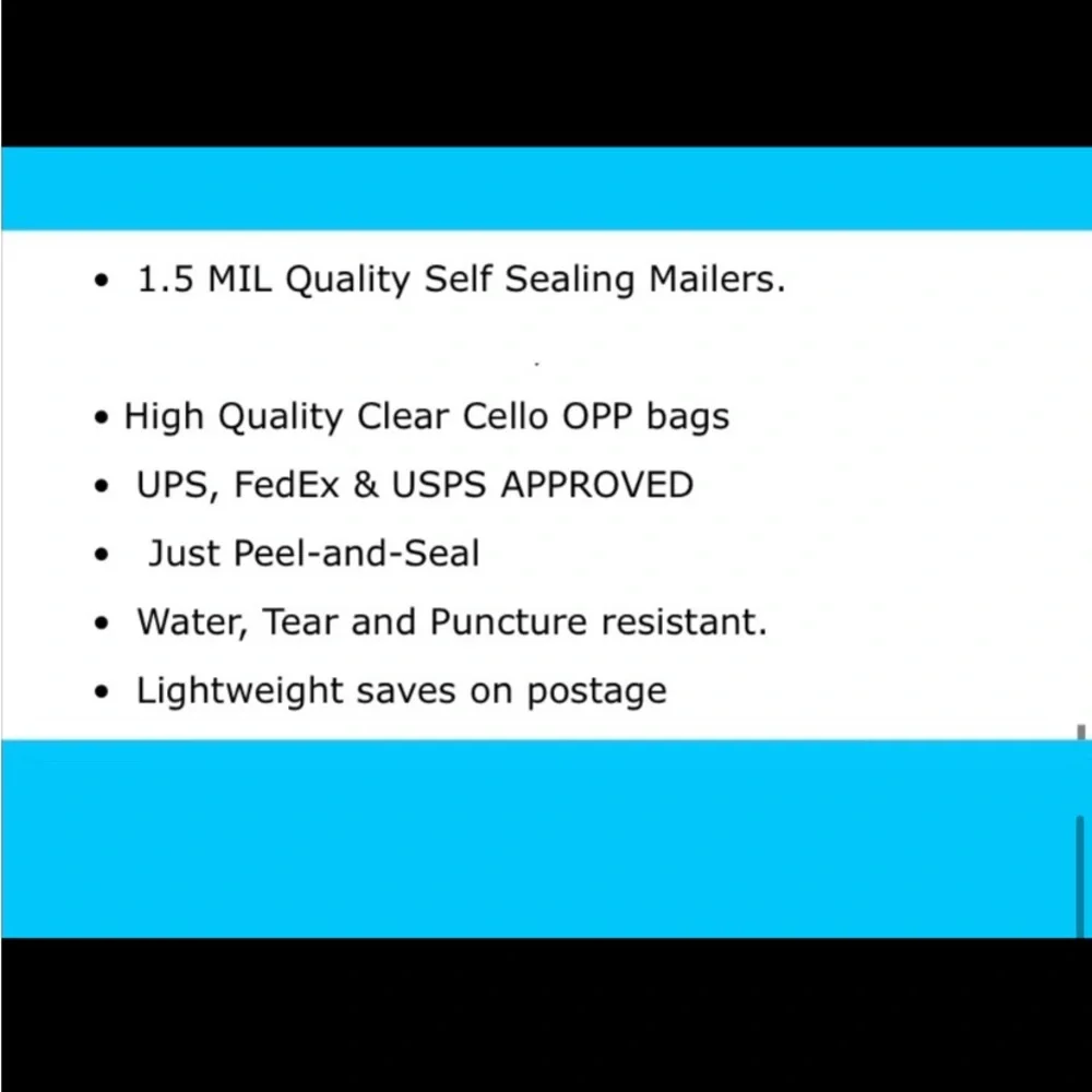 Shipping Supplies 50ct~ 8x10’