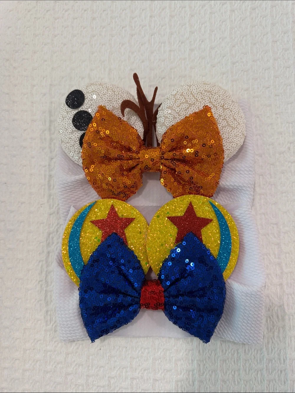 Sparkling Disney-Inspired Minnie Ear Headband — Olaf and Toy Story