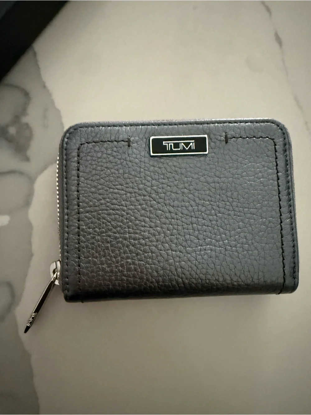 Tumi slim leather