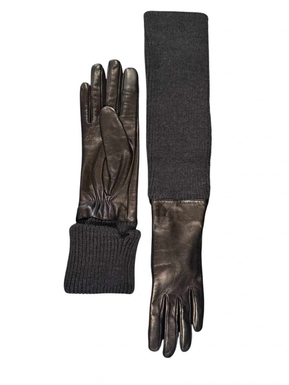 All Saints Zoya Knit Cuff Gloves