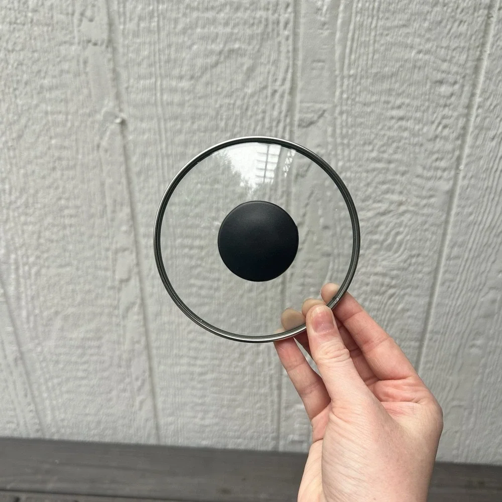 ORIGINAL GLASS LID - Crockpot Trio Little Triple Dipper 4 1/4inch Replacement