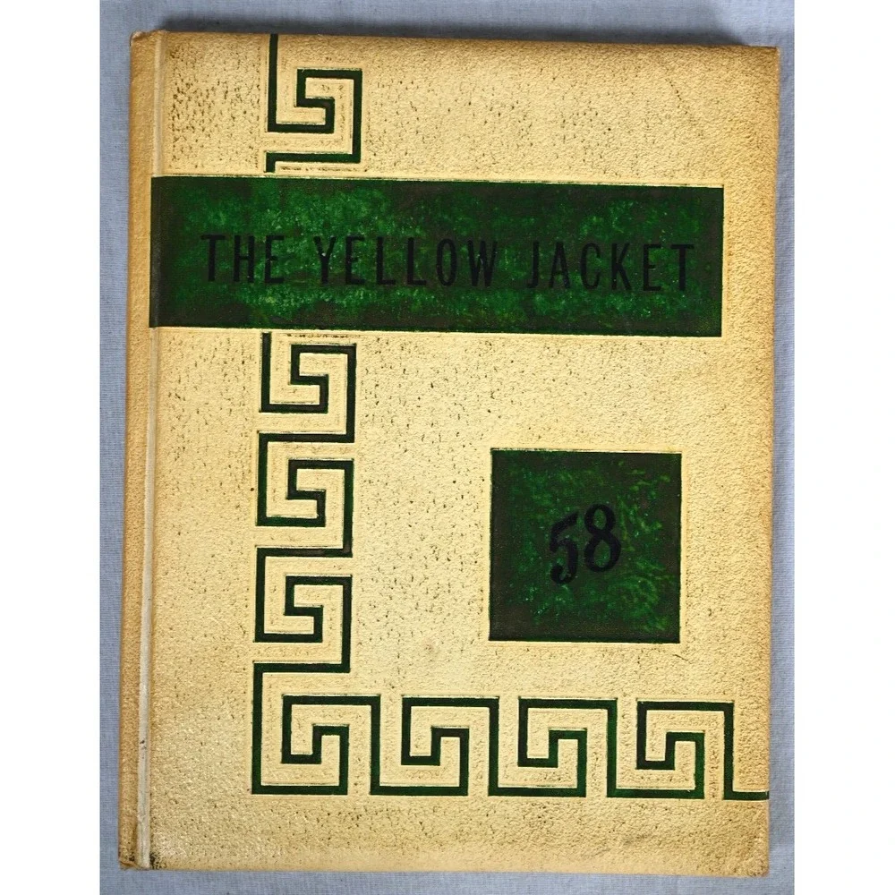 Meridian Texas School Yellow Jacket 1958 Yearbook