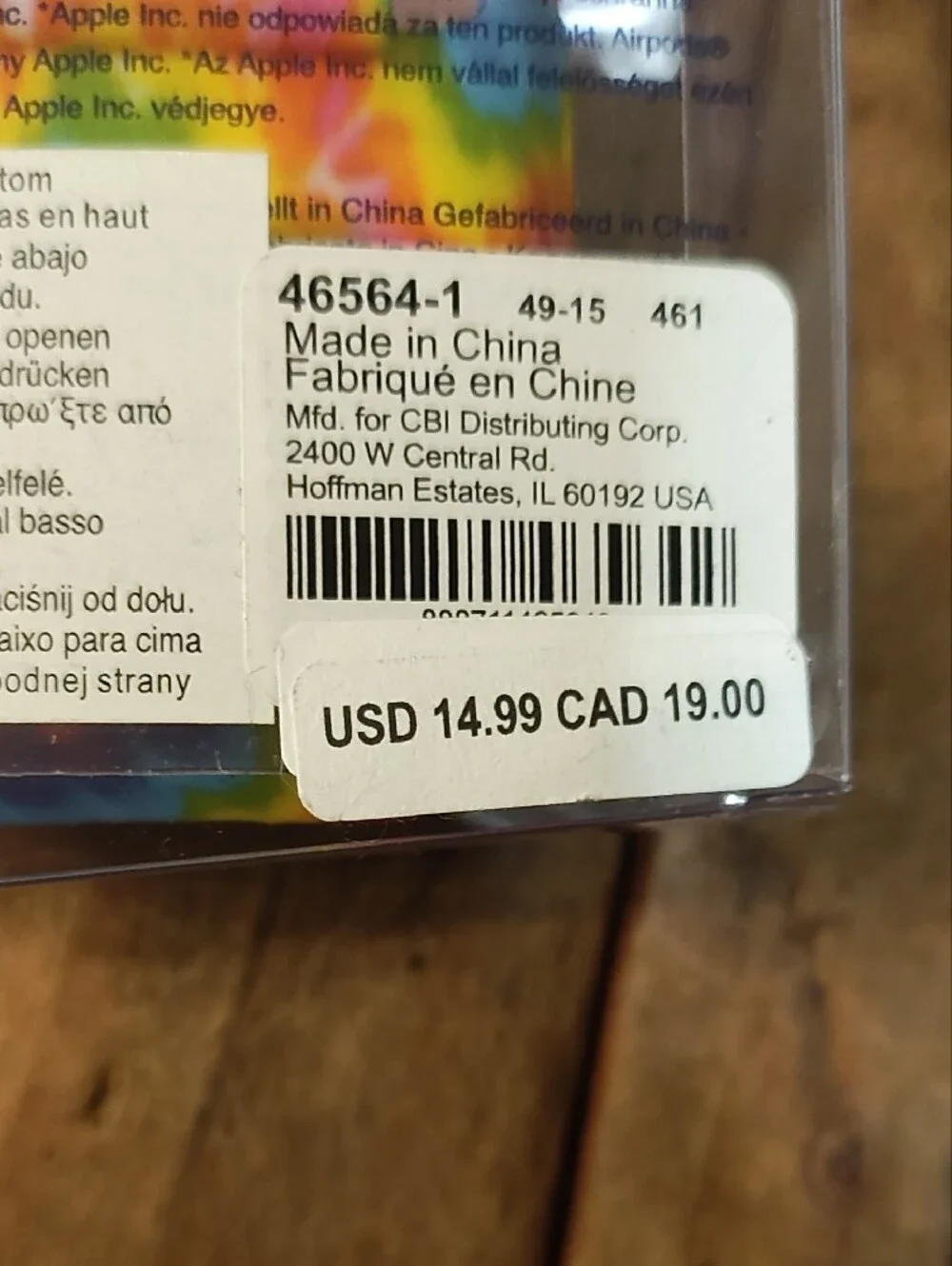 Claires colorful tie