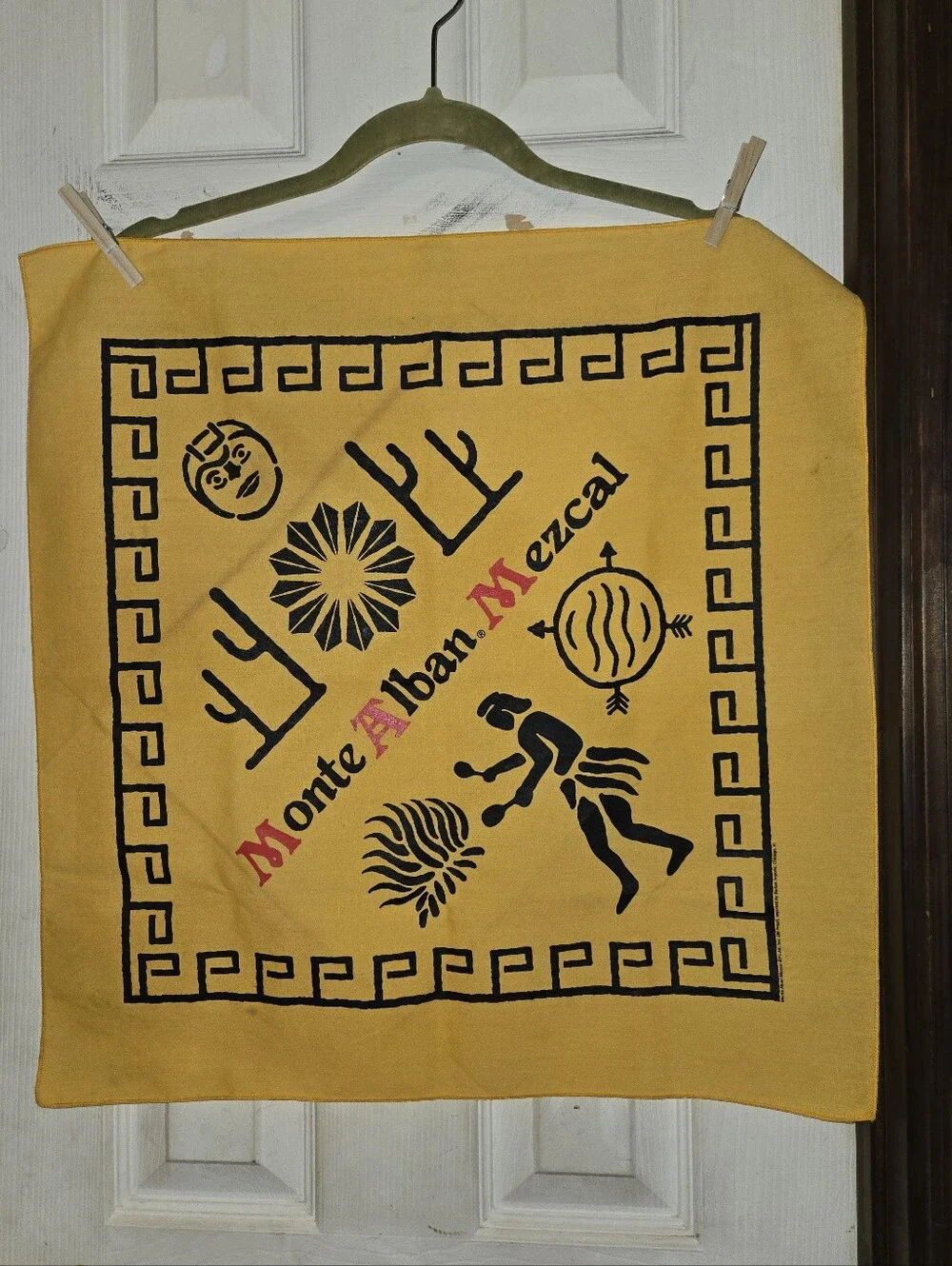 Vintage Monte Alban Mezcal Tequila Bandana