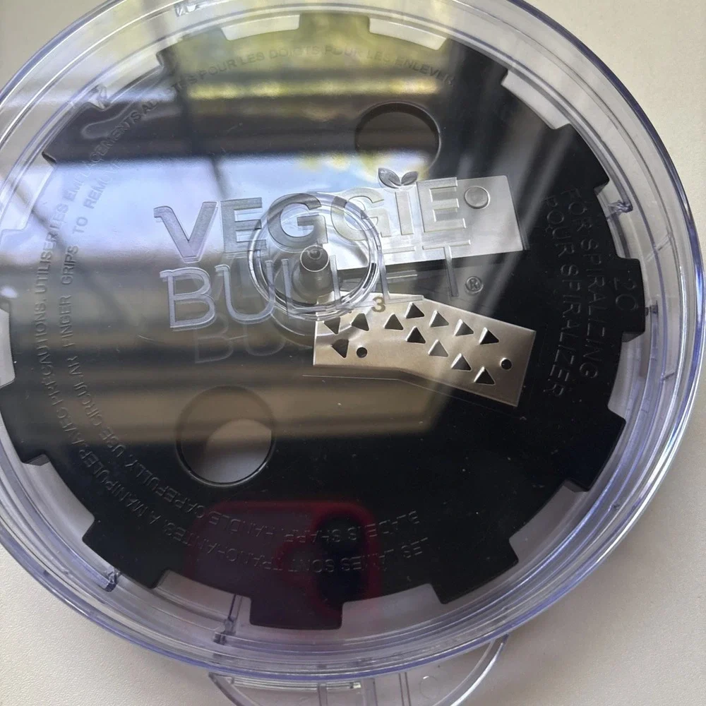 Veggie Bullet Food Processor Replacement Parts - 2C Blade Spiralizing 3