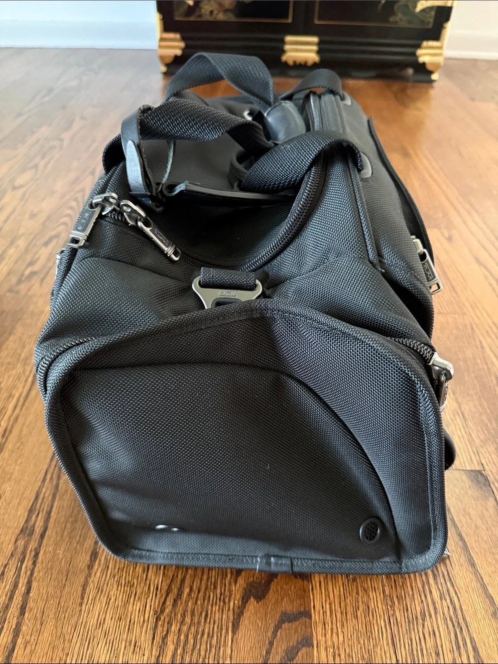Tumi Black Men's Women’s Unisex  Duffel with Multiple Zip Pockets