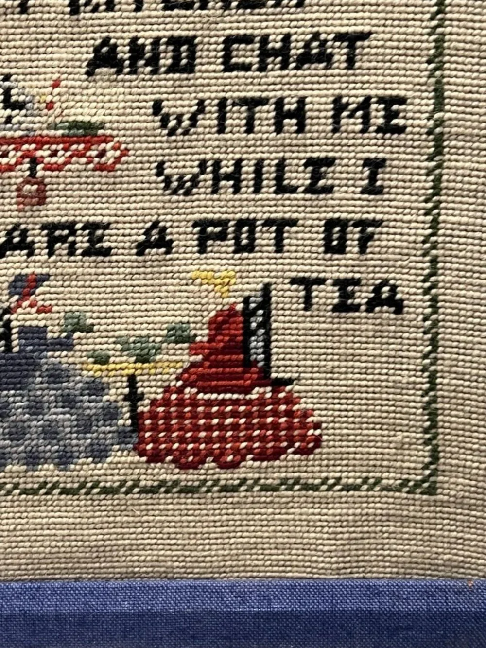 Handmade vintage framed