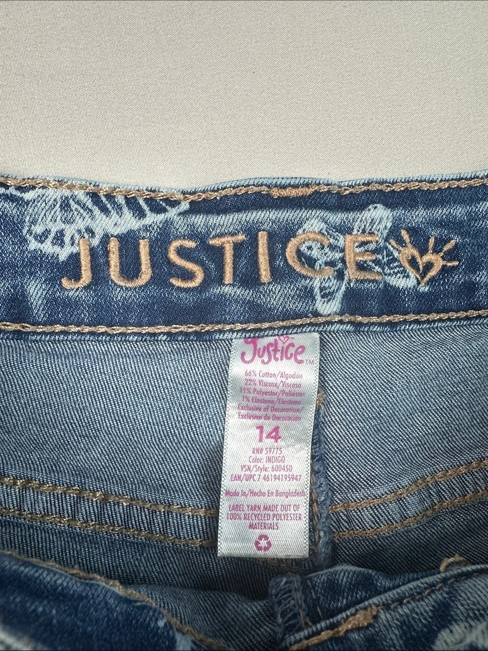 Justice classic five blue