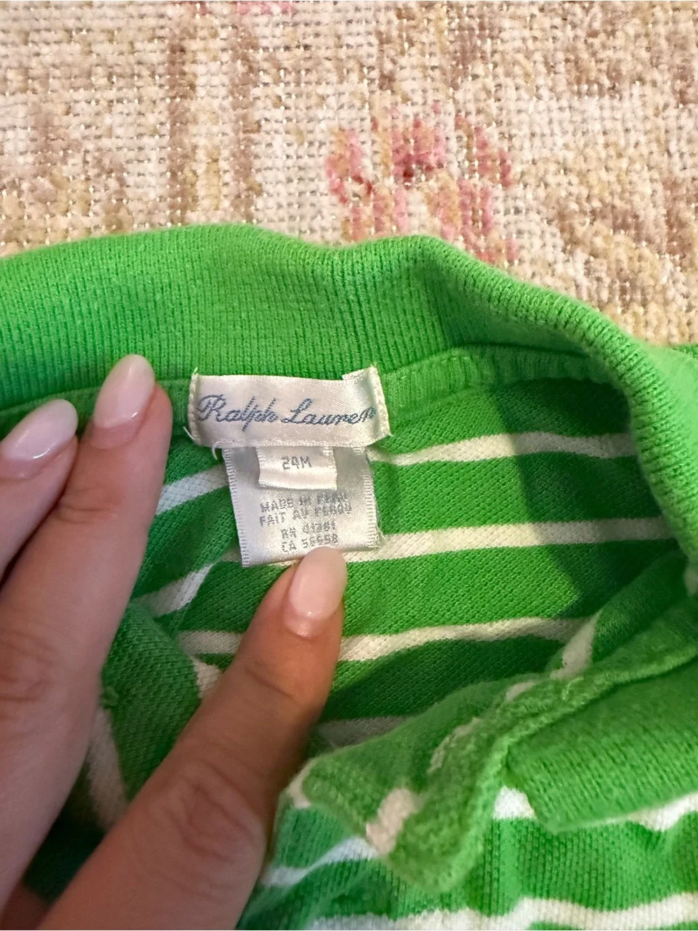 Ralph Lauren adorable green
