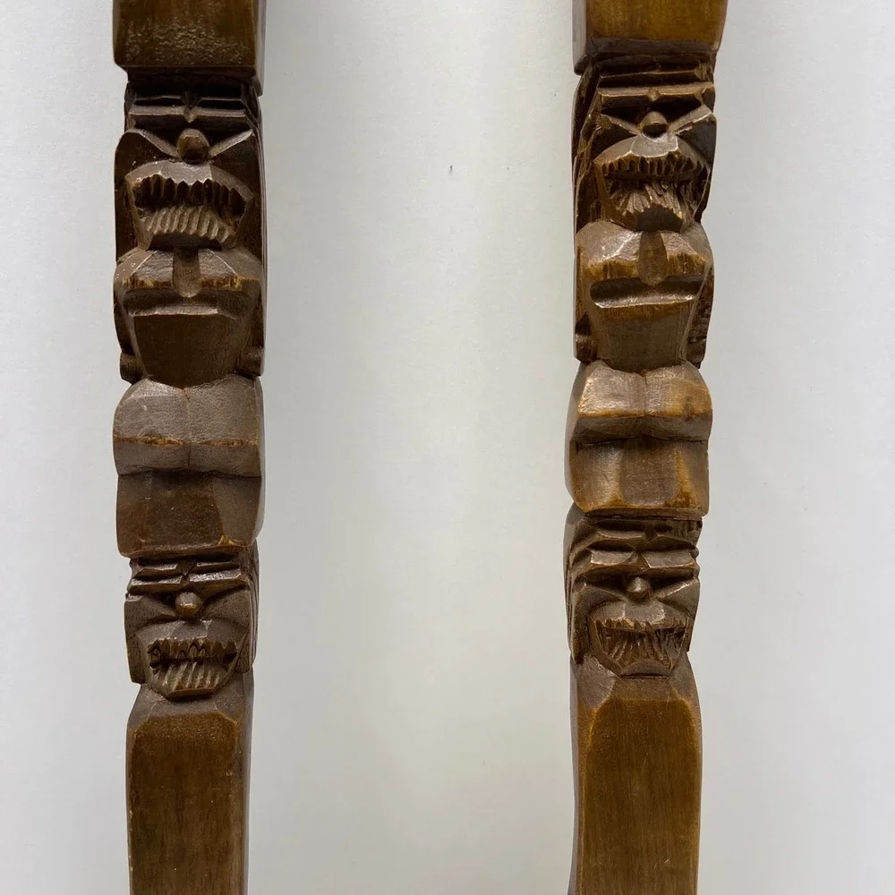 Handcarved Artisan vintage hand