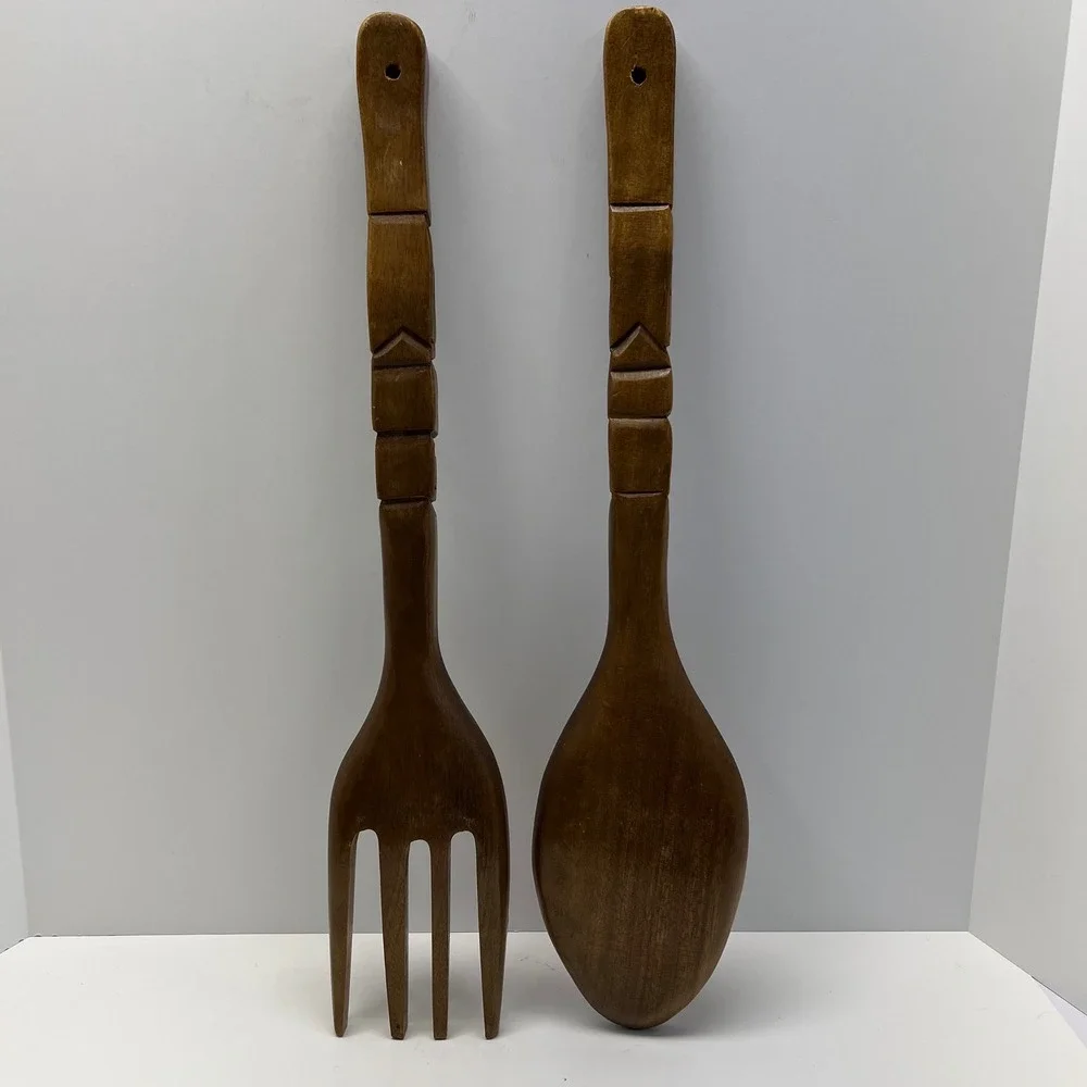 Handcarved Artisan vintage hand