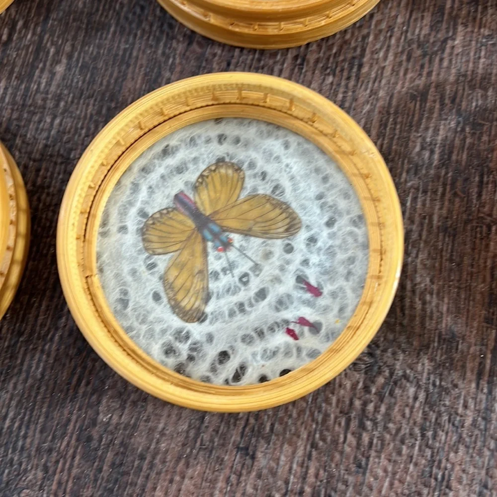 Vintage bamboo wicker