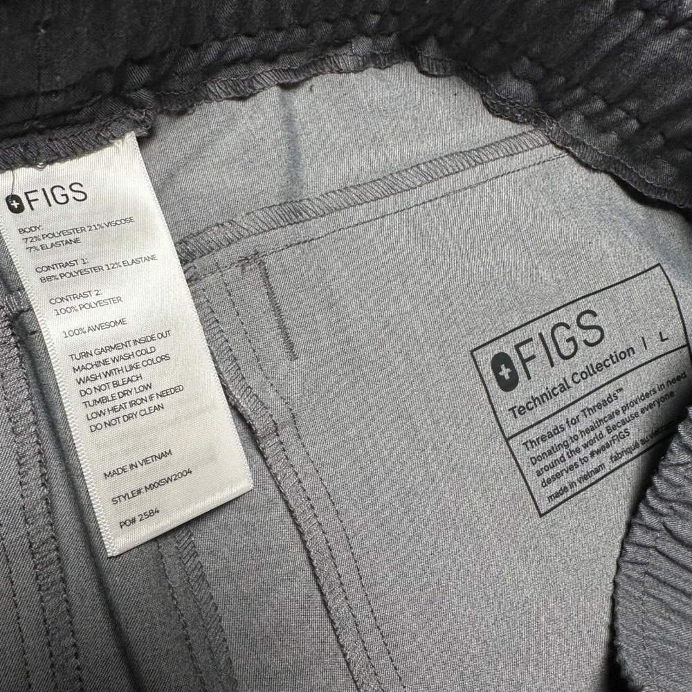 Figs measurements cuffs