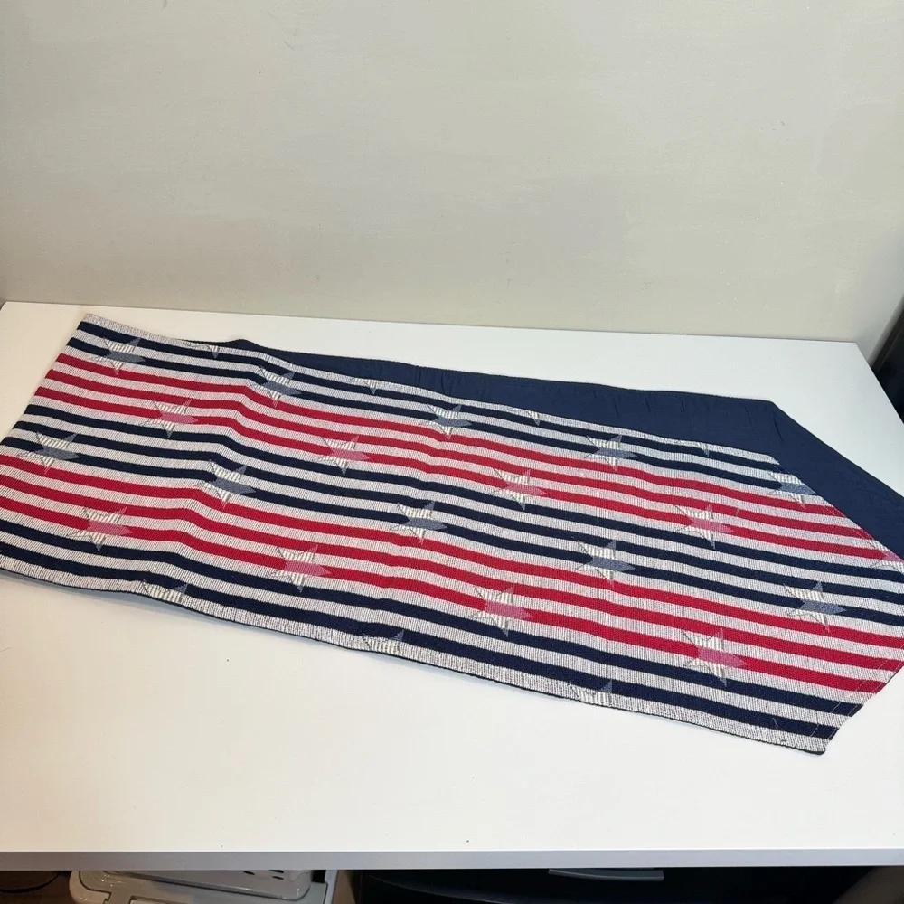 Red White & Blue-Patriotic-Table Runner