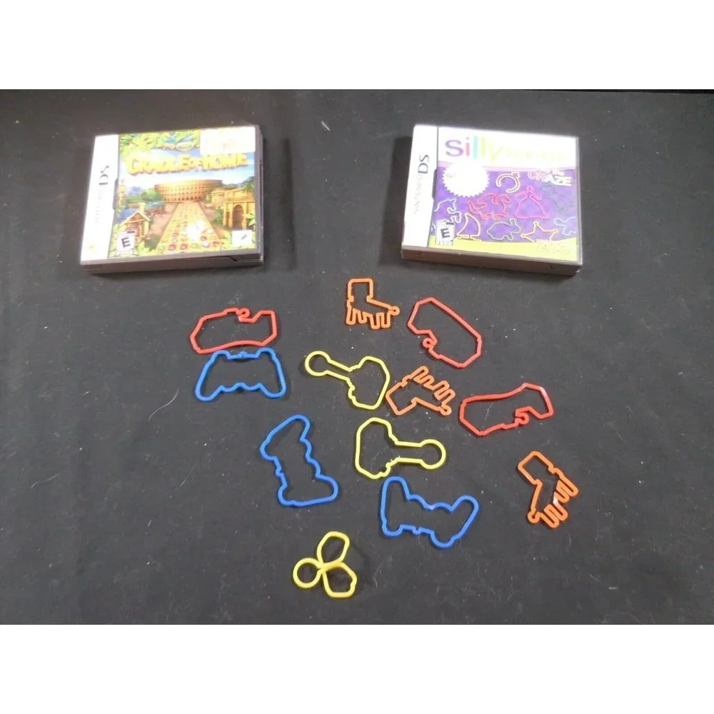 Nintendo DS  Silly Bandz Action Game + Cradle of Rome‎ Game Tested Work