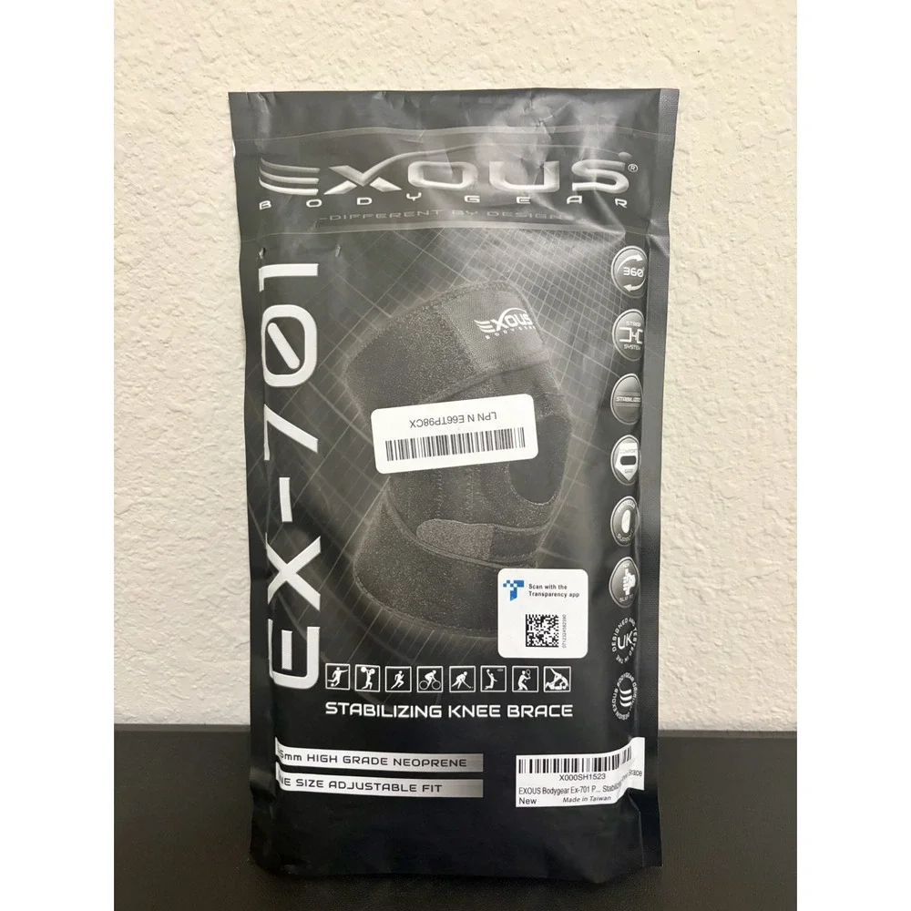EXOUS BODYGEAR Stabilizing Knee Brace - Patella, MCL, ACL, Meniscus Support