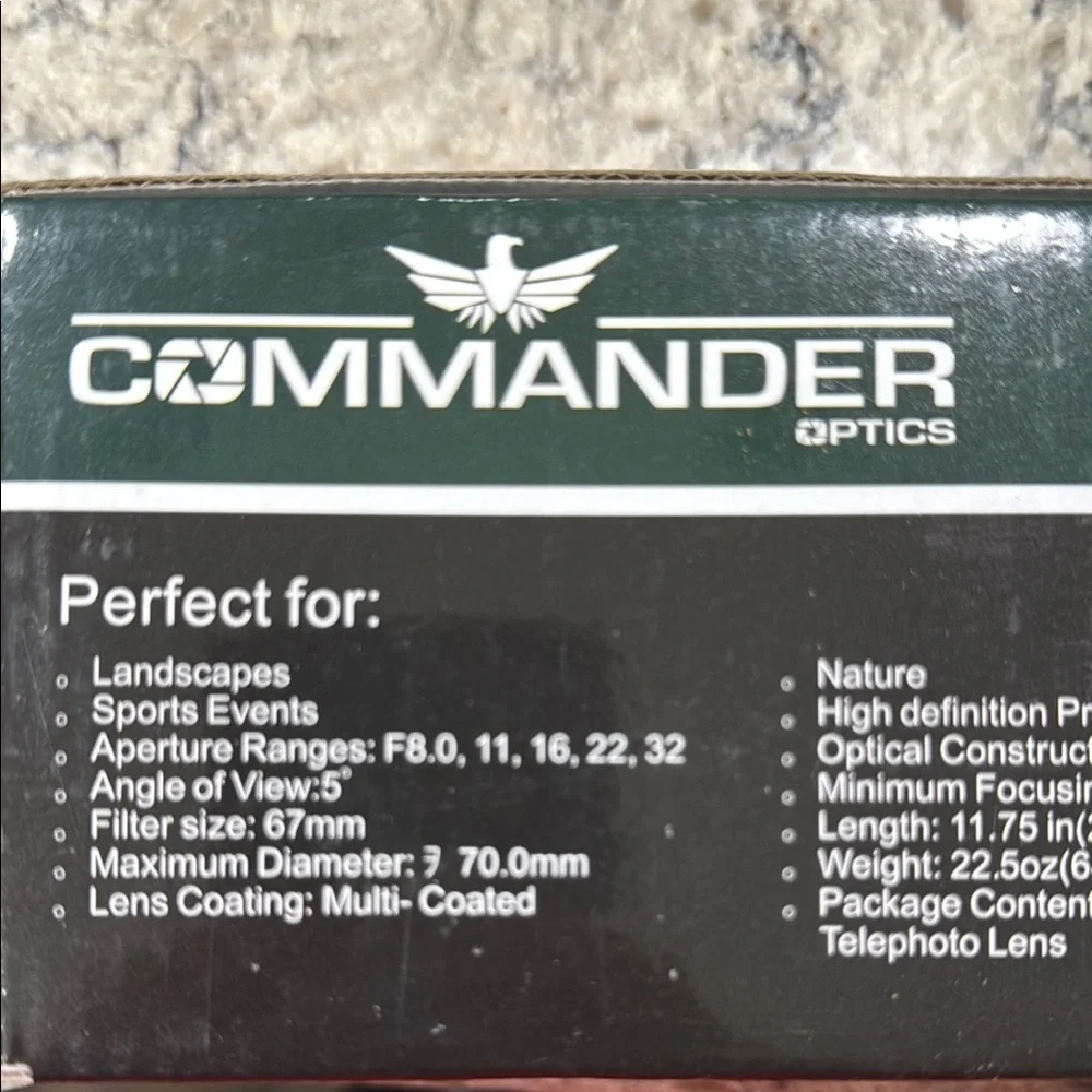 Commander Optics enhance your