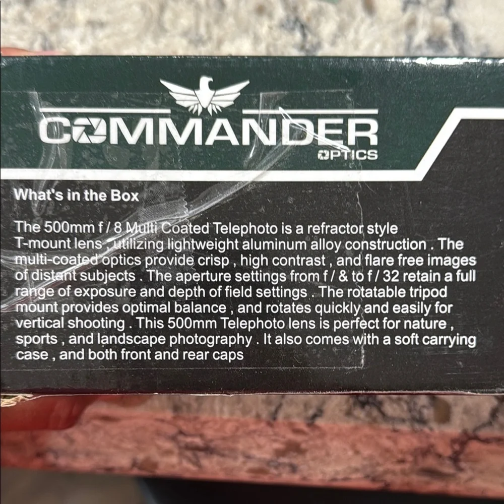 Commander Optics enhance your