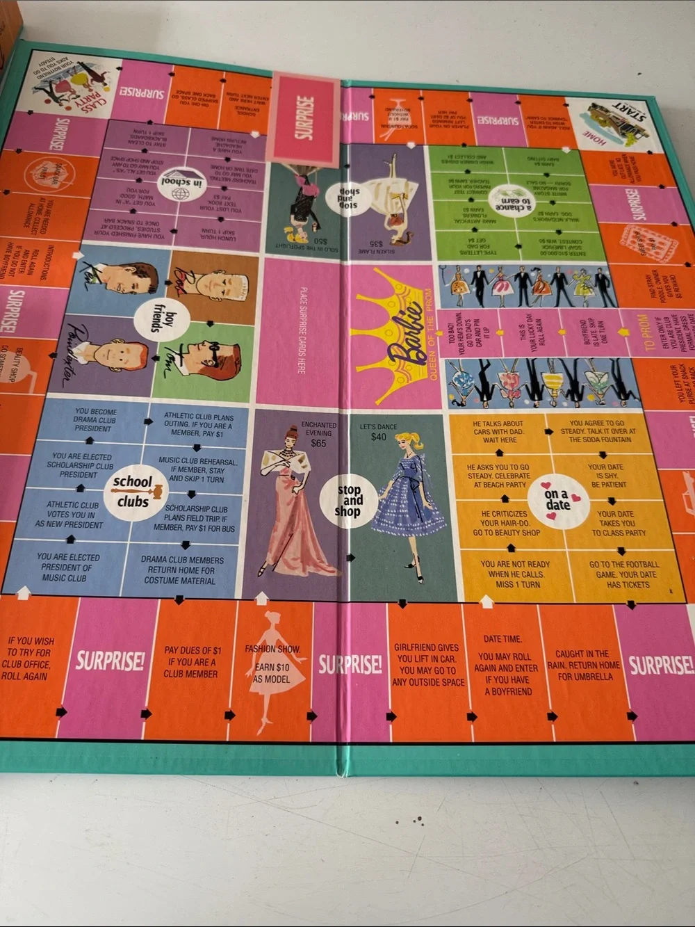 Barbie colorful board